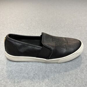Lauren Ralph Lauren Jarrett Leather Slip On Shoes Women's Size 6 B Black